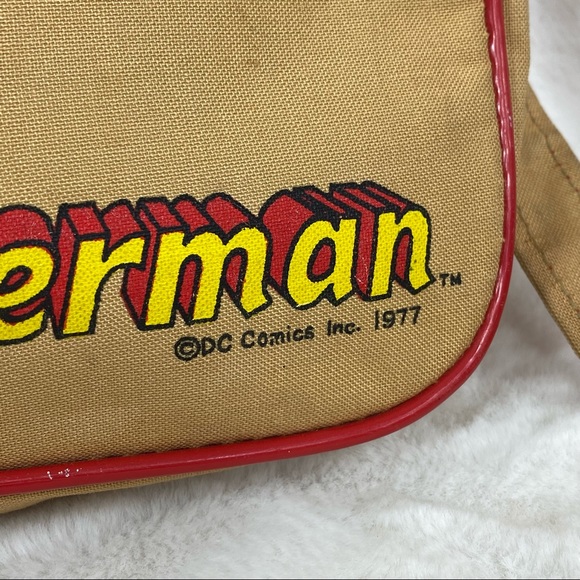 Superman DC RARE 1997 Tote, Lunchbox canvas Bag - Picture 3 of 15